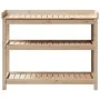 Mesa de plantación con estantes madera pino 108x45x86,5 cm de , Soportes para macetas - Ref: Foro24-832437, Precio: 110,57 €,...