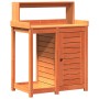 Mesa plantación con estantes madera pino marrón 82,5x50x109,5cm de , Soportes para macetas - Ref: Foro24-844636, Precio: 149,...