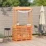 Mesa alta bar de jardín madera maciza marrón 112,5x57x195,5 cm de , Mesas de jardín - Ref: Foro24-844641, Precio: 192,38 €, D...