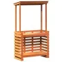 Mesa alta bar de jardín madera maciza marrón 112,5x57x195,5 cm de , Mesas de jardín - Ref: Foro24-844641, Precio: 192,38 €, D...