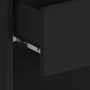 Mesita de noche de pared negra de vidaXL, Mesitas de noche - Ref: Foro24-810955, Precio: 40,27 €, Descuento: %