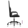 Silla gaming cuero sintético negro y gris de , Sillones para videojuegos - Ref: Foro24-3143791, Precio: 105,09 €, Descuento: %