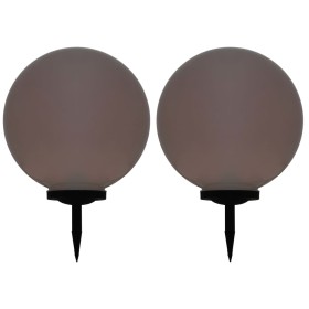Lámparas solares esféricas de exterior 2 uds LED RGB 50 cm de , Iluminación de exterior - Ref: Foro24-277129, Precio: 231,26 ...