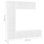 Mueble de TV y librería 3 piezas blanco 180x30x180 cm de , Librerías y estanterías - Ref: Foro24-278788, Precio: 172,17 €, De...
