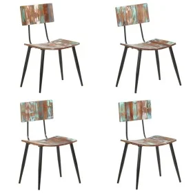 Dining chairs, 4 units, solid recycled wood by , dining chairs - Ref: Foro24-3056368, Price: 363,16 €, Discount: %