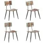 Sillas de comedor 4 unidades madera maciza reciclada de , Sillas de comedor - Ref: Foro24-3056368, Precio: 363,16 €, Descuent...