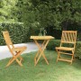 Comedor de jardín plegable 3 piezas madera maciza de acacia de , Conjuntos de jardín - Ref: Foro24-3058254, Precio: 165,54 €,...