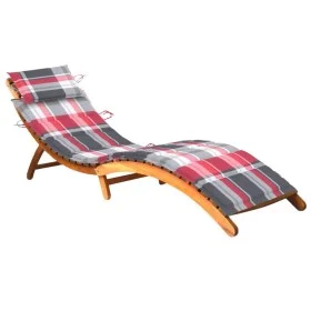 Gartenliege mit Kissen massives Akazienholz von , Liegen - Ref: Foro24-3061585, Preis: 175,73 €, Rabatt: %
