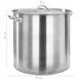 Olla de acero inoxidable 50 L 40x40 cm de vidaXL, Ollas altas - Ref: Foro24-51135, Precio: 120,54 €, Descuento: %