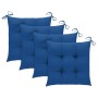 Sillas comedor de jardín 3 uds madera maciza acacia y cojines de , Sillas de jardín - Ref: Foro24-3064372, Precio: 226,69 €, ...