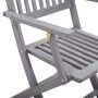 Sillas de jardín plegables 6 uds cojines madera maciza acacia de , Sillas de jardín - Ref: Foro24-3065430, Precio: 299,51 €, ...