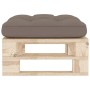 Otomana de jardín de palets madera de pino impregnada de , Sofás modulares de exterior - Ref: Foro24-3066465, Precio: 63,33 €...