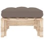 Otomana de jardín de palets madera de pino impregnada de , Sofás modulares de exterior - Ref: Foro24-3066465, Precio: 63,33 €...
