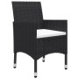 Juego de comedor de jardín de 5 piezas negro de , Conjuntos de jardín - Ref: Foro24-3067683, Precio: 312,89 €, Descuento: %