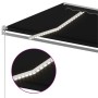 Toldo retráctil manual con LED gris antracita 400x300 cm de , Toldos - Ref: Foro24-3068904, Precio: 358,17 €, Descuento: %