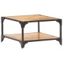 Mesa de centro de madera maciza de mango 60x60x35 cm en Mesas de centro | Comprar online en Foru.es