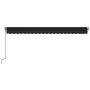 Toldo retráctil manual gris antracita 500x350 cm de , Toldos - Ref: Foro24-3069219, Precio: 441,52 €, Descuento: %
