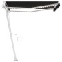 Toldo automático con LED sensor de viento antracita 300x250 cm de , Toldos - Ref: Foro24-3069514, Precio: 605,11 €, Descuento: %
