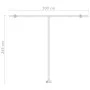 Automatische Markise mit LED-Windsensor anthrazit 300x250 cm von , Markisen - Ref: Foro24-3069514, Preis: 572,52 €, Rabatt: %