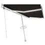 Toldo automático LED y sensor de viento antracita 500x300 cm de , Toldos - Ref: Foro24-3069594, Precio: 770,27 €, Descuento: %