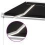 Toldo automático LED y sensor de viento antracita 500x300 cm de , Toldos - Ref: Foro24-3069594, Precio: 814,92 €, Descuento: %