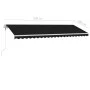 Toldo automático LED y sensor de viento antracita 500x300 cm de , Toldos - Ref: Foro24-3069594, Precio: 770,27 €, Descuento: %