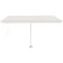 Toldo retráctil manual con LED crema 400x300 cm de , Toldos - Ref: Foro24-3069542, Precio: 491,18 €, Descuento: %