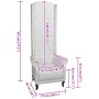 Sillón de respaldo alto cuero sintético blanco en Sillones | Comprar online en Foru.es