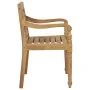 Sillas Batavia 4 unidades madera maciza de teca con cojines de , Sillas de jardín - Ref: Foro24-3073299, Precio: 487,74 €, De...