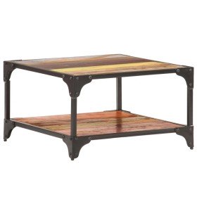 Mesa de centro de madera maciza reciclada 60x60x35 cm en Mesas de centro | Comprar online en Foru.es
