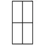 Frosted tempered glass shower screen 100x195 cm by vidaXL, Shower walls and screens - Ref: Foro24-145691, Price: 203,86 €, Di...