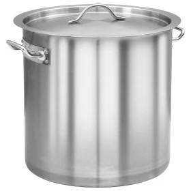 Cacerola de acero inoxidable 35 L 36x36 cm de vidaXL, Ollas altas - Ref: Foro24-51134, Precio: 92,58 €, Descuento: %
