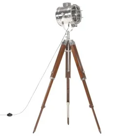 Lámpara de suelo con trípode madera maciza de mango 165 cm de vidaXL, Lámparas - Ref: Foro24-286113, Precio: 143,76 €, Descue...