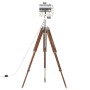 Lámpara de suelo con trípode madera maciza de mango 165 cm de vidaXL, Lámparas - Ref: Foro24-286113, Precio: 146,81 €, Descue...