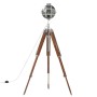 Lámpara de suelo con trípode madera maciza de mango 165 cm de vidaXL, Lámparas - Ref: Foro24-286113, Precio: 146,81 €, Descue...