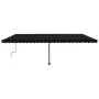 Retractable manual anthracite gray freestanding awning 600x350 cm by , Awnings - Ref: Foro24-3069879, Price: 693,95 €, Discou...