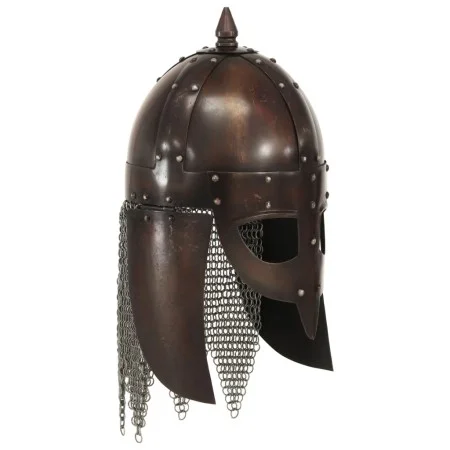 Réplica de casco de guerrero vikingo LARP acero cobre de vidaXL, Armas coleccionables - Ref: Foro24-286224, Precio: 94,63 €, ...