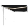 Toldo automático con LED y sensor de viento antracita 5x3 m de , Toldos - Ref: Foro24-3069994, Precio: 796,43 €, Descuento: %