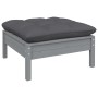 Muebles de jardín 5 pzas con cojines antracita madera de pino de , Conjuntos de jardín - Ref: Foro24-3096132, Precio: 361,28 ...