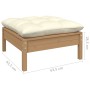 Muebles de jardín 5 pzas y cojines madera de pino marrón miel de , Conjuntos de jardín - Ref: Foro24-3096295, Precio: 410,72 ...