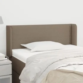 Taupe gray fabric headboard 83x16x78/88 cm by , Headboards and footboards - Ref: Foro24-3118606, Price: 39,53 €, Discount: %