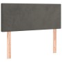 Cabecero con LED de terciopelo gris oscuro 100x5x78/88 cm de , Cabeceros y pies de cama - Ref: Foro24-3121375, Precio: 45,00 ...