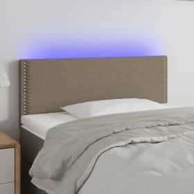 Kopfteil mit LED aus taupegrauem Stoff 80x5x78/88 cm von , Kopf- und Fußteile - Ref: Foro24-3121450, Preis: 37,57 €, Rabatt: %