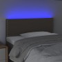 Cabecero con LED de tela gris taupe 80x5x78/88 cm de , Cabeceros y pies de cama - Ref: Foro24-3121450, Precio: 35,43 €, Descu...