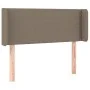 Headboard with LED in taupe gray fabric 83x16x78/88 cm by , Headboards and footboards - Ref: Foro24-3123074, Price: 46,52 €, ...