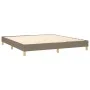 Boxspringbett mit LED-Matratze taupegrauer Stoff 160x200 cm von , Betten und Lattenroste - Ref: Foro24-3133649, Preis: 499,67...