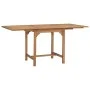 Mesa de jardín extensible madera maciza teca (110-160)x80x75cm de vidaXL, Mesas de jardín - Ref: Foro24-47420, Precio: 213,26...