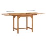 Mesa de jardín extensible madera maciza teca (110-160)x80x75cm de vidaXL, Mesas de jardín - Ref: Foro24-47420, Precio: 216,09...