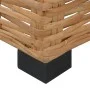 Sofá sin reposabrazos con cojines ratán natural de vidaXL, Sofás modulares de exterior - Ref: Foro24-286280, Precio: 194,27 €...