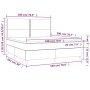 Cama box spring con colchón tela color crema 180x200 cm de , Camas y somieres - Ref: Foro24-3142278, Precio: 630,45 €, Descue...